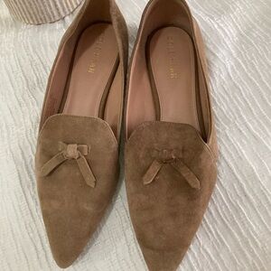 Cole Haan Brown Suede Flats